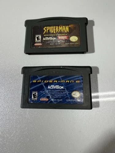 Spider-Man Mysterio's Menace ,Spider-Man 2 Activision Nintendo Game Boy Advance