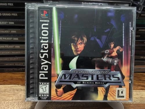 Star Wars Masters of Teras Kasi (Sony PlayStation 1 PS1, 1997) Cib Complete