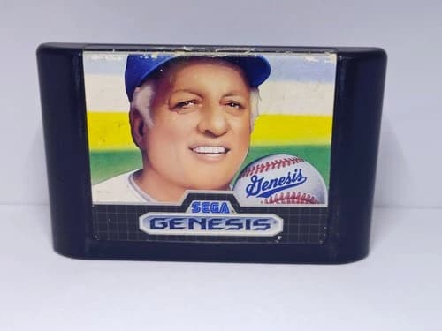 Tommy Lasorda Baseball (Sega Genesis, 1989) Authentic Cartridge Only TESTED