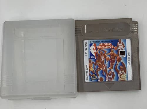 NBA All-Star Challenge (Nintendo Game Boy, 1991) Cleaned And Tested!
