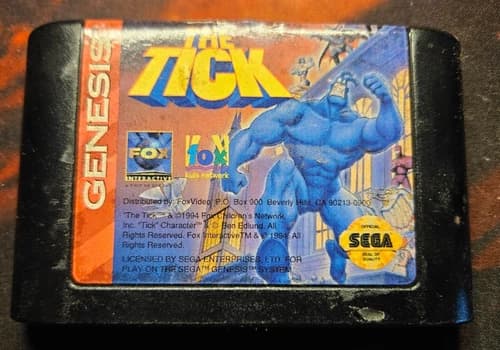 The Tick (Sega Genesis, 1994) CART ONLY Tested