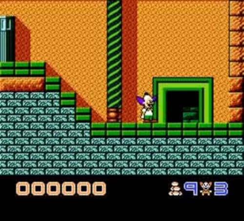 Krusty's Fun House - Fun NES Nintendo Simpson's Game