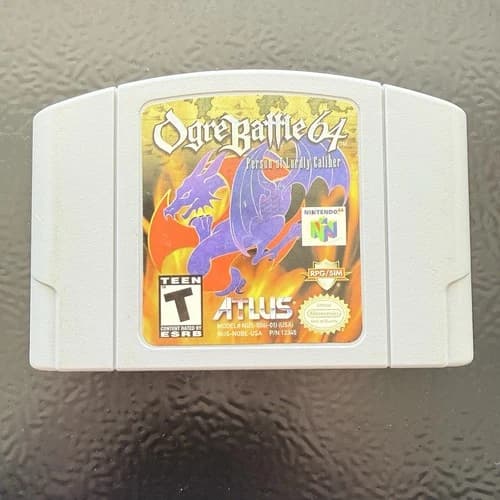 Ogre Battle 64: Person of Lordly Caliber (Nintendo 64, N64) Authentic Cartridge