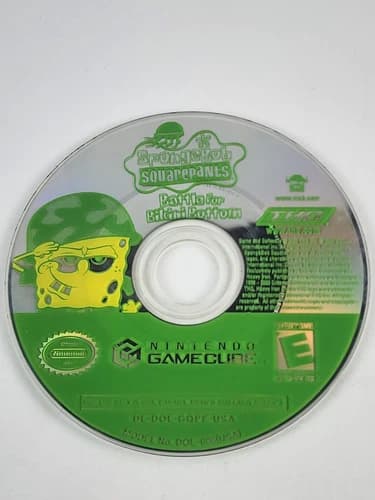 SpongeBob SquarePants: Battle for Bikini Bottom GameCube 2004 Disc Only