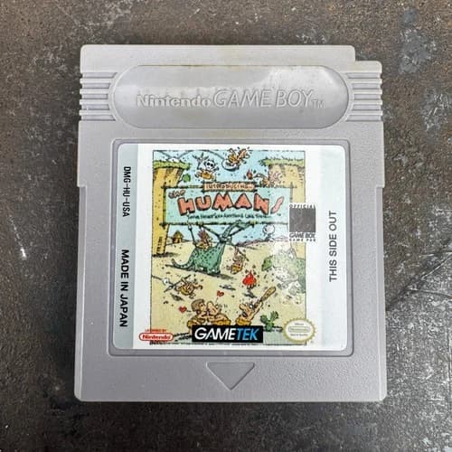 The Humans (Nintendo GameBoy, 1992) Game Authentic Cart Tested