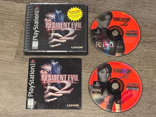 Resident Evil 2 Playstation 1 PS1 Complete CIB Authentic Good Shape