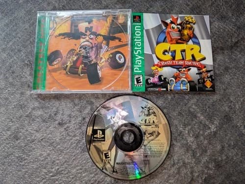 Crash Team Racing CTR (1999) Greatest Hits PlayStation 1 PS1 Complete/CIB Tested