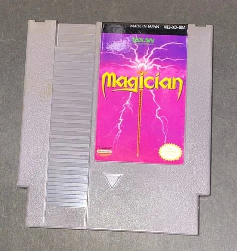 NINTENDO NES MAGICIAN GAME CARTRIDGE ONLY TESTED