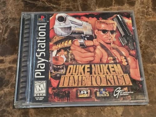 Duke Nukem: Time to Kill (Sony PlayStation 1, 1998) CIB ** Tested Good
