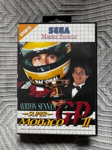 Master System Ayrton Senna’s Super Monaco Gp II 2 Game REGION FREE