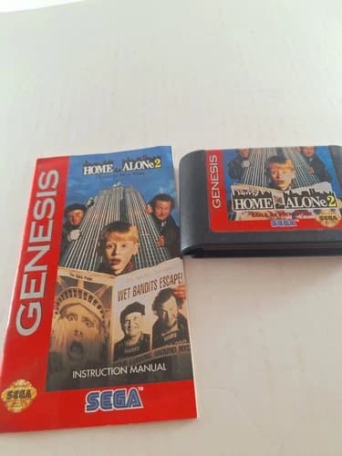 Sega Genesis Home Alone 2 Tested & Working Cartridge Only