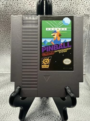 Pinball (Nintendo Entertainment System, 1985) Authentic Tested Working NES