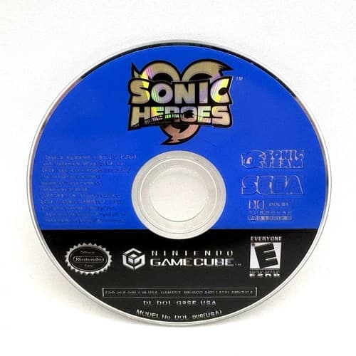 GameCube Sonic Heroes (Nintendo GameCube, 2004) - DISC ONLY