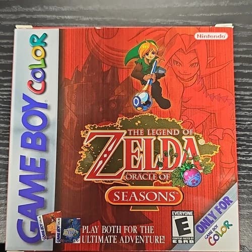 Nintendo The Legend of Zelda: Oracle of Seasons Game Boy Color NTSC Box Manual