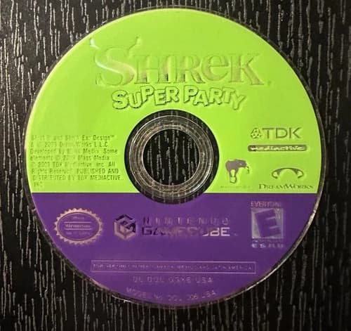 Shrek: Super Party (Nintendo GameCube, 2003) Disc Only - Working Authentic