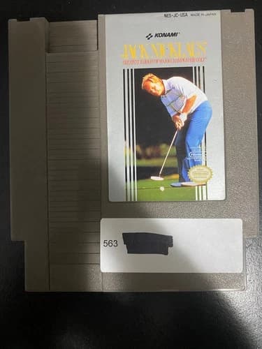 Jack Nicklaus' Greatest 18 Holes of Major Championship Golf - NES - Good Conditi