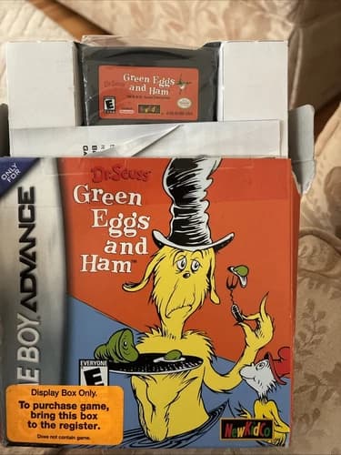 Dr. Seuss' Green Eggs and Ham - Game Boy Advance GBA Game