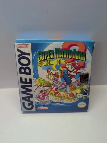 Super Mario Land 2: 6 Golden Coins Nintendo Gameboy COMPLETE TESTED AUTHENTIC