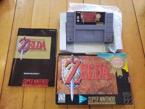 The Legend of Zelda A Link to the Past TESTED WORKING SNES Complete CIB (NO MAP)