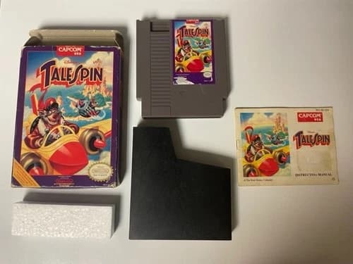 Disney's TaleSpin (Nintendo Entertainment System NES, 1991) CIB box manual game