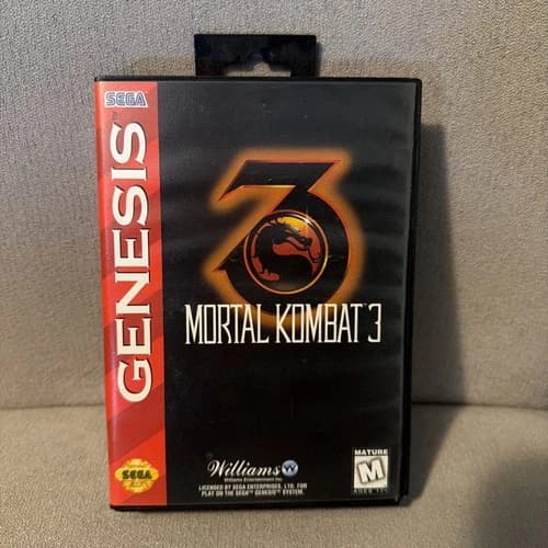 Mortal Kombat 3 - Sega Gensis Tested Working, CIB