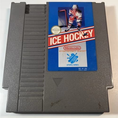 Ice Hockey (Nintendo NES, 1988) Game Cartridge Only - Tested & Working