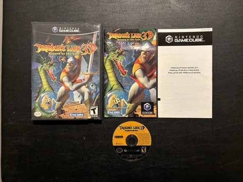 Nintendo GameCube Dragon's Lair 3D: Return to the Lair CIB Complete Tested Works