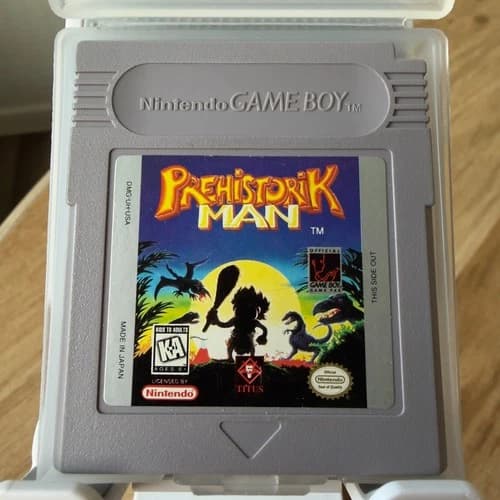 Prehistorik Man - Nintendo Gameboy Original - Authentic - Tested & Working