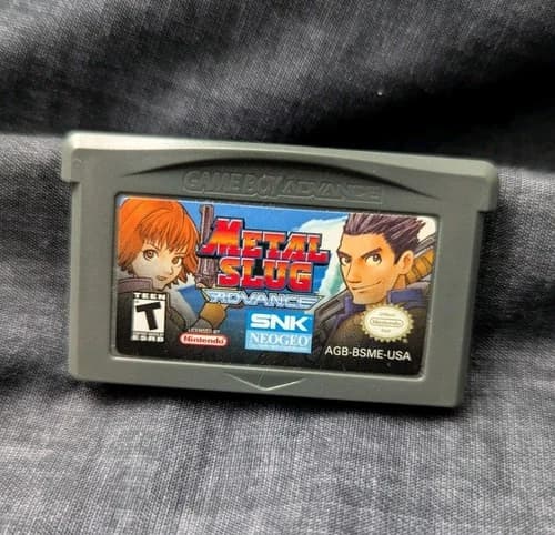 Metal Slug Advance Gameboy Advance Tested Working Authentic!