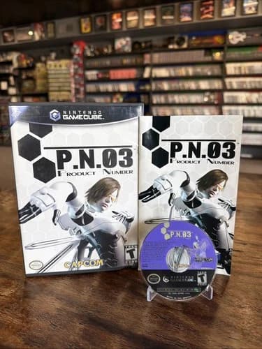 P.N.03 Product Number (Nintendo GameCube, 2003) - Tested! CIB Complete US