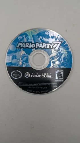 Nintendo GameCube Mario Party 7 Video Game Disc Only- Tested