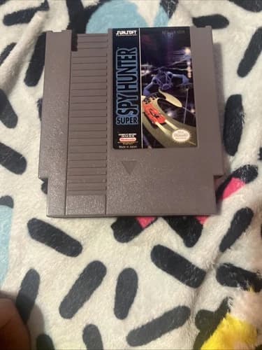 Super Spy Hunter Nintendo NES Video Game Classic Sunsoft Tested Works Authentic