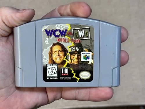 WCW vs NWO World Tour (Nintendo 64, N64) Game - Authentic - Tested