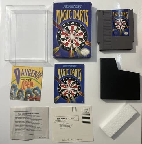 Magic Darts (Nintendo, NES) Complete CIB - Tested