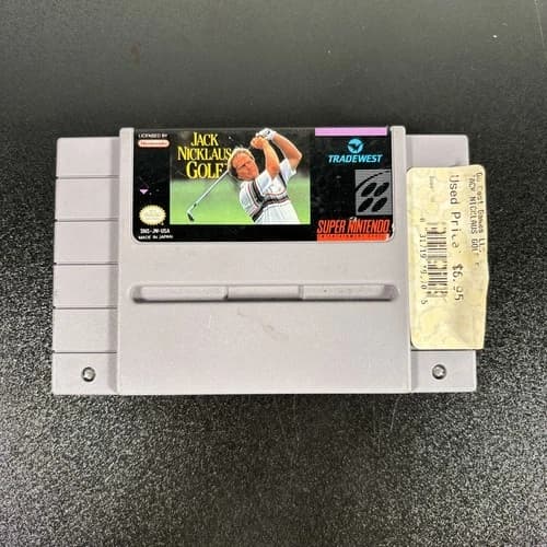 Jack Nicklaus' Golf (Super Nintendo SNES, 1992) *TESTED*