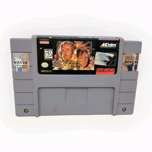 Cutthroat Island (Super Nintendo SNES, 1995) Authentic Original Game Cartridge