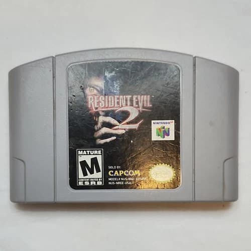 Capcom Resident Evil 2 Nintendo 64 N64 Cartridge M NTSC-U/C (US/Canada)