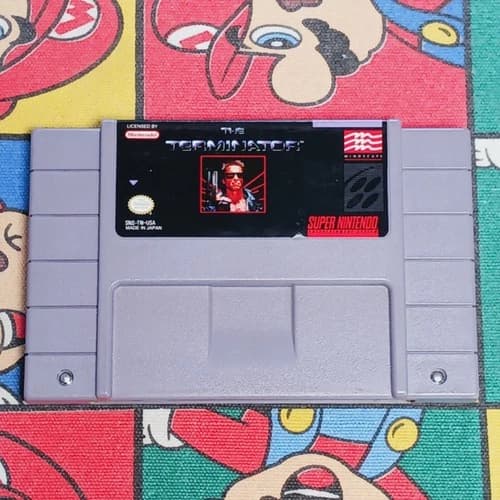 The Terminator 1 (Super Nintendo) SNES Authentic/Cleaned/Tested Game