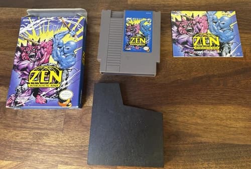 Zen Intergalactic Ninja Nintendo NES Authentic Complete CIB