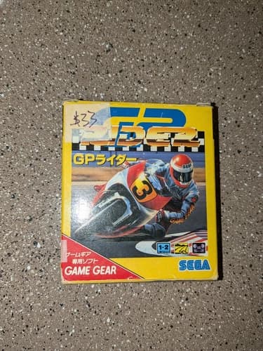 SEGA GAME GEAR GP RIDER JPN IMPORT motorcycle racing CIB Complete tested working