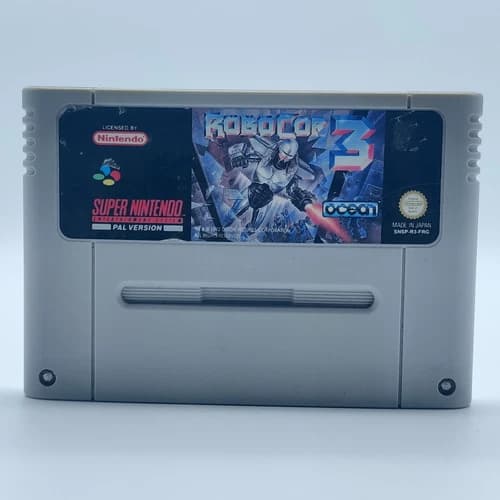 Super Nintendo SNES Game - RoboCop 3 Module - Module