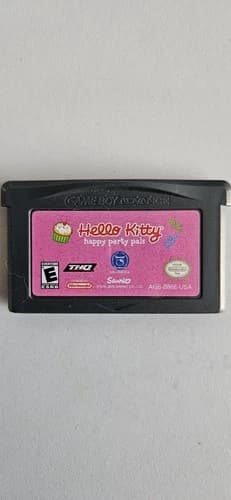 Hello Kitty Happy Party Pals Game Boy Advance Game Cartridge Only Tested Works