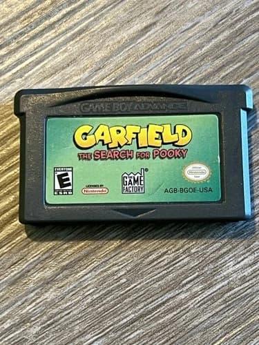 Garfield The Search for Pooky Nintendo Game Boy Advance Game Cartridge Only