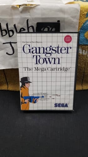 CIB GANGSTER TOWN SEGA MASTER SYSTEM VIDEO GAME COMPLETE IN BOX
