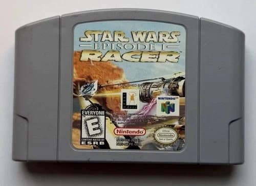 Star Wars Episode 1 Racer N64 Nintendo 64 Authentic Cartridge Only 1999 USED