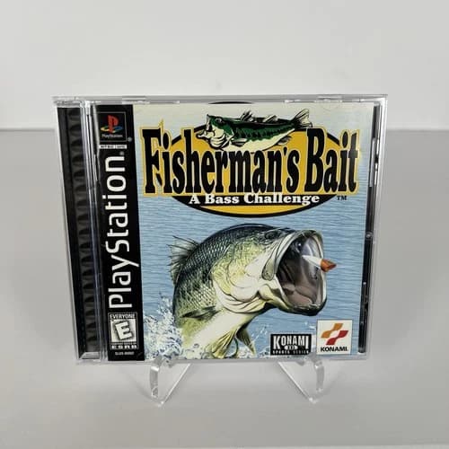 Fisherman's Bait (Sony PlayStation 1, 1999) PS1 Complete CIB W/ Reg Card