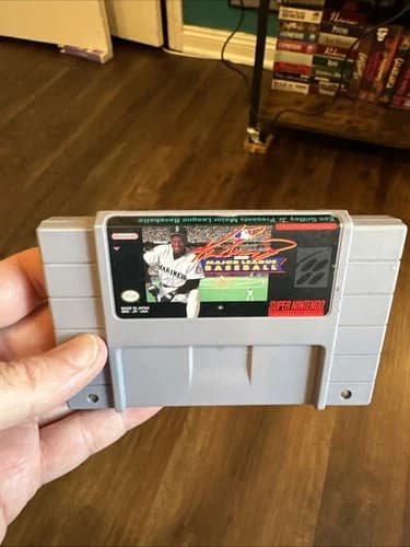 Ken Griffey Jr. Presents Major League Baseball Super Nintendo SNES Tested Works