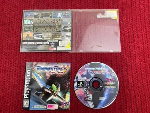Thunder Force V Perfect System PSOne Sony PlayStation 1