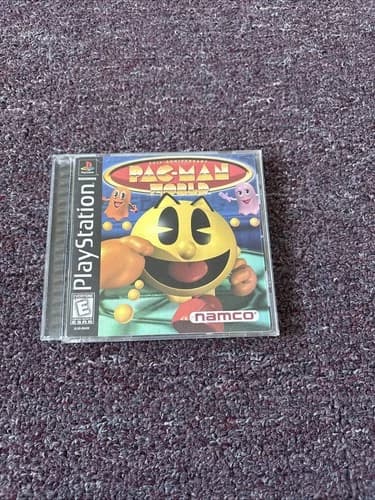 Pac-Man World PS1 PlayStation 1 Black Label Complete Tested Authentic