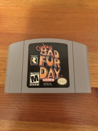Conker’s Bad Fur Day (Nintendo 64, 2001) AUTHENTIC TESTED NICE! N64